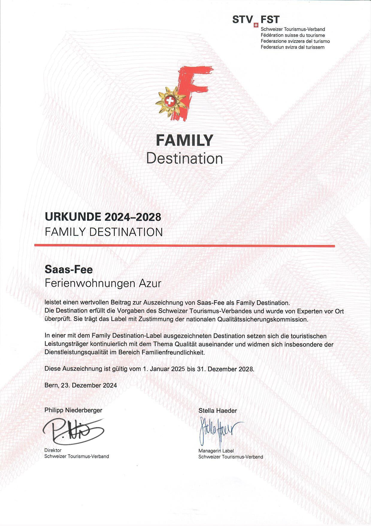 Family Destination Ferienwohnungen Apartments Azur 2024 2028